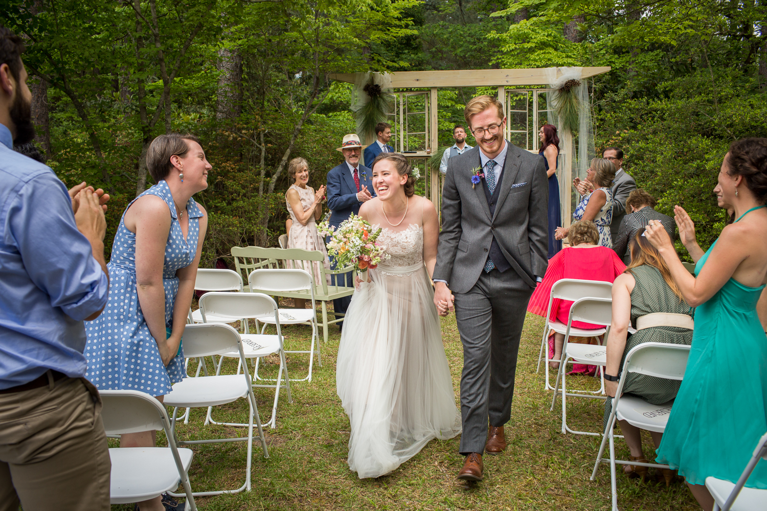 Adrienne + Matt | North Carolina Backyard Wedding | Piedmont Wedding Photographer