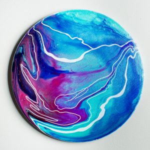 Buy Spiaggia Rosa Acrylic Painting for $190